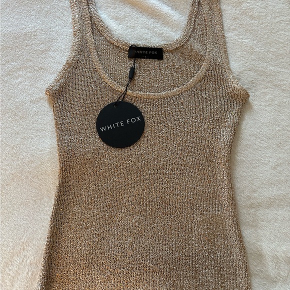 White Fox Champagne Sequin Knit Set - Picture 3 of 6